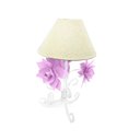 Ver imagem 1 de Abajur de Quarto Infantil Artesanal Menina Bebe com Flores