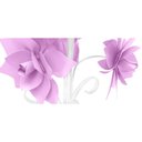 Ver imagem 3 de Abajur de Quarto Infantil Artesanal Menina Bebe com Flores
