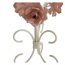 Ver imagem 3 de Abajur Rustico de Menina Simples Barato com Flores para Quarto