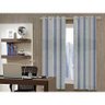Cortina Blackout PVC 2,80x1,80 Estampada - Listras Azul - 1