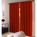 Ver imagem 1 de Cortina Para Janela Barcelona 3,00x 2,50 Admirare - Vermelho