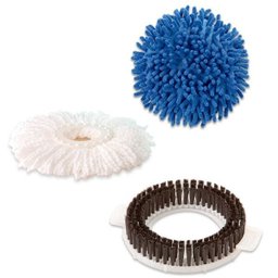 Kit 3 Refil Para Perfect Mop 360 1 Microfibra, 1 Tira Pó e 1 Escovão - 1