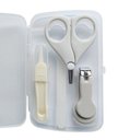 Ver imagem 3 de Kit Manicure Higiene do Bebê com Estojo Transparente Color Baby Cinza