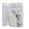 Kit Manicure Higiene do Bebê com Estojo Transparente Color Baby Cinza - 3