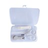 Kit Manicure Higiene do Bebê com Estojo Transparente Color Baby Cinza - 2