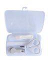 Ver imagem 2 de Kit Manicure Higiene do Bebê com Estojo Transparente Color Baby Cinza