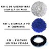 Cabo Avulso 1,60 Mts Com 1Refil a Pó, 1 Refil Microfibra, 1 Refil Escovão - Perfect - 3