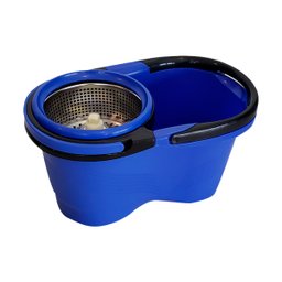 Balde Mop Perfect Pro 360 com 3 Refis Cesto Inox Limpeza Pesada - 2