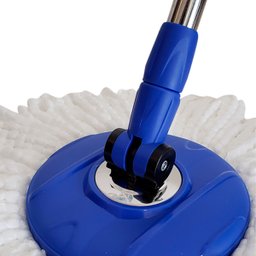 Balde Mop Perfect Pro 360 com 3 Refis Cesto Inox Limpeza Pesada - 8