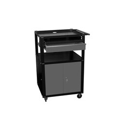 Carrinho Rack Semi Fechado para Computador Dark Presto - 1