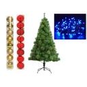 Ver imagem 2 de Arvore de Natal Pinheiro 1,2 Metros 90 Galhos com Enfeites