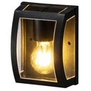 Ver imagem 5 de Arandela Luminária Preta Lente Transparente Oval Termoplástico Lâmpada E27 Dital
