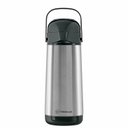 Ver imagem 1 de Garrafa Térmica Café Chá Pressão Inox 1 Litro Não Pinga Conserva 6 Horas - 122124