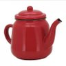 Bule Vermelho Esmaltado Liso 1 Litro 15x20Cm - 128532 - 1