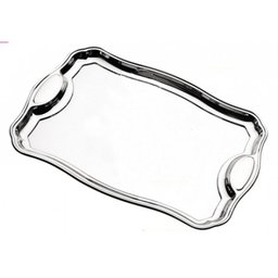 BANDEJA RETANGULAR EM AÇO INOX 42X29 CM - 1