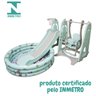 Playground Infantil 4x1 Criança Com Piscina 200 Bolinhas Cesto Balança e Escorregador Verde Importwa - 7