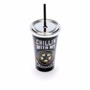 Ver imagem 2 de Copo Canudo Hot Wheels Ludi Imaginarium 450ml Em Acrilico