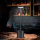 Ver imagem 5 de Kit 4 Luminárias de Mesa Touch Candeeiro Led sem Fio Recarregável Prata