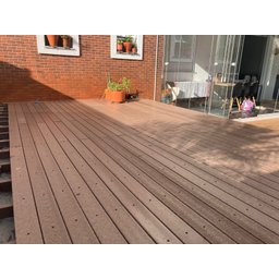Deck Madeira Plástica para Piscina Tipo Cumaru:marrom - 6