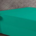 Ver imagem 4 de Lençol com Elástico Casal Nobre 1 Peça Luva de Box 55cm de Altura Malha 100% Algodão - Jade