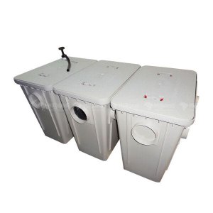 Caixa Separadora Água Óleo 1200L/H com Placas Coalescentes + Bomba de Sucção