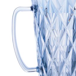 Jarra em Vidro Diamante Azul 1 Litro - 2