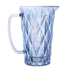 Jarra em Vidro Diamante Azul 1 Litro - 1
