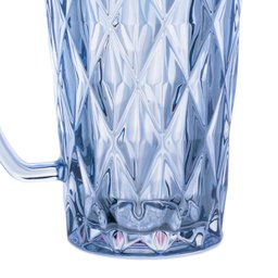 Jarra em Vidro Diamante Azul 1 Litro - 3