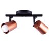 Spot Sobrepor Direcionável Fokus Trilho 02L E27 Cobre - Design Moderno Quarto/Sala - 1