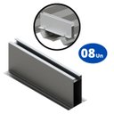 Ver imagem 3 de Estrutura Suporte Mini Trilho Fixador Placa Painel Solar Alumínio e Inox Telha Metálica | Perfil Mas
