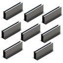 Ver imagem 1 de Estrutura Suporte Mini Trilho Fixador Placa Painel Solar Alumínio e Inox Telha Metálica | Perfil Mas