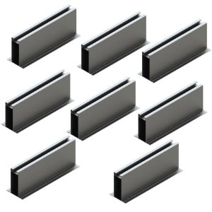 Estrutura Suporte Mini Trilho Fixador Placa Painel Solar Alumínio e Inox Telha Metálica | Perfil Mas