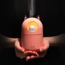 Umidificador Aromatizador Difusor Gatinho Fofo com Luz Rgb - 2