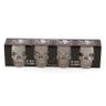 Kit 4 Copos Shot Vodka Tequila Caveira Skull Moto Rock Vidro - 3