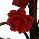 Ver imagem 5 de Abajur Quarto de Casal de Ferro Decorativo Simples Beirada de Cama - Vermelho Escuro