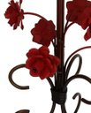 Ver imagem 4 de Abajur Quarto de Casal de Ferro Decorativo Simples Beirada de Cama - Vermelho Escuro