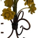 Ver imagem 4 de Abajur Quarto de Casal de Ferro Decorativo Simples Beirada de Cama - Amarelo