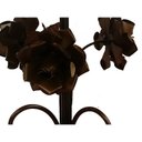 Ver imagem 4 de Abajur Iluminação de Quarto Simples com Flores Artesanal Rustico - Verniz