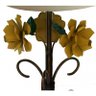 Abajur Iluminação de Quarto Simples com Flores Artesanal Rustico - Amarelo - 4