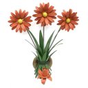 Ver imagem 1 de Arandela Luminária de Parede Decorativa Rústica Área Externa Artesanal - Laranja