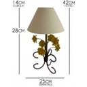 Ver imagem 2 de Luminária Quarto de Casal e Solteiro em Ferro Criado Iluminação de Leitura - Amarelo
