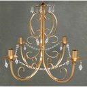 Ver imagem 1 de Luminária de Ferro para Teto Apartamento Simples Decoração Moderna - Dourado
