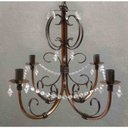 Ver imagem 1 de Luminária de Ferro para Teto Apartamento Simples Decoração Moderna - Verniz