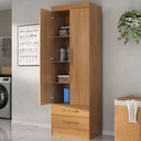 Ver imagem 1 de Armário Multiuso Modulare 2 Portas 2 Gavetas Cinamomo - Panorama Móveis