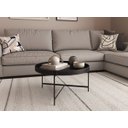 Ver imagem 2 de Mesa de Centro Décor 60cm em Couro Preto - Móvebrinque