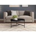 Ver imagem 3 de Mesa de Centro Décor 60cm em Couro Preto - Móvebrinque