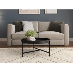 Mesa de Centro Décor 60cm em Couro Preto - Móvebrinque - 3