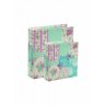 KIT LIVRO CAIXA  FLORAL 2 PCS - 1