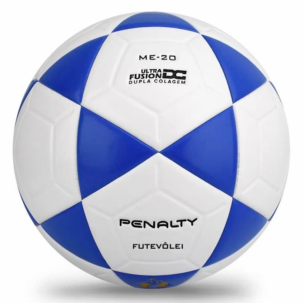 Bola de Futevôlei Penalty Altinha XXI - Branco e Azul - 2