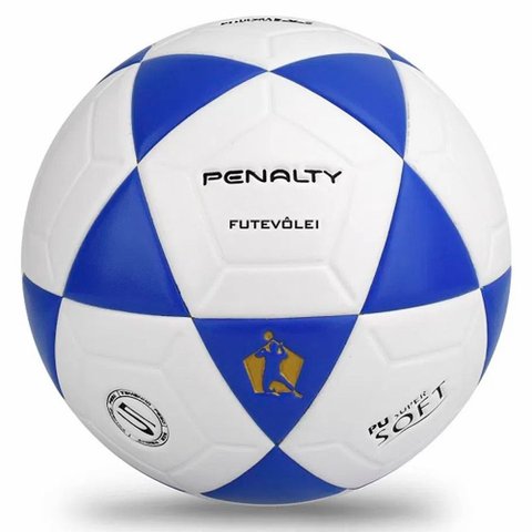 Bola de Futevôlei Penalty Altinha Xxi - Branco e Azul
